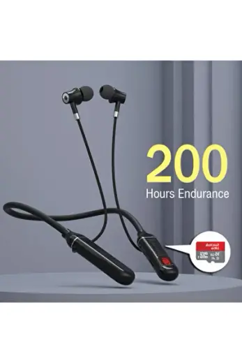 A15 Boyuna Asmalı Spor Bluetooth Kulaklık Şarj Göstergeli Sd Kart Girişi 200 saat müzik dinleme
