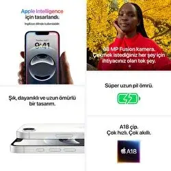 Apple iPhone 16e 512 GB Beyaz 9