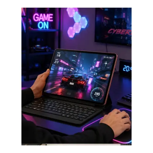 Çetiner Group® Klavyeli Tablet Bilgisayar Seti Dokunmatik Kalem ve Kılıf Destekli