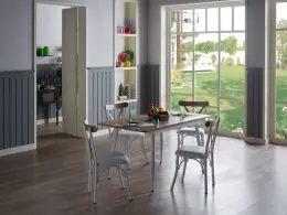 Essen Mutfak Masa Takımı Beyaz 4