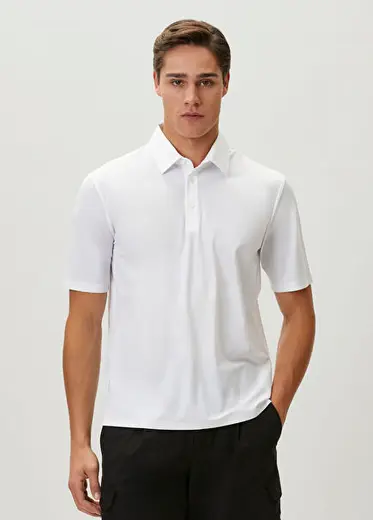 Beyaz Polo T-shirt