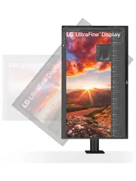 LG 31.5'' 32UN880K-B 60Hz 5ms IPS UHD 4K Pivot FreeSync Monitör 5