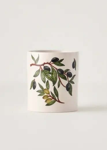 Olive Dik Kaşıklık (11,5x12,5 cm)