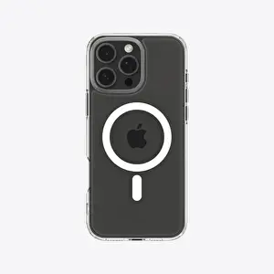 Spigen iPhone 16 Pro Ultra Hybrid MagFit MagSafe Özellikli Şeffaf Kılıf