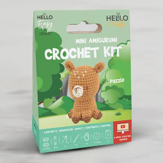 Hello Crafts Tığ İşi Mini Amigurumi Kiti - Dazzle - HC108