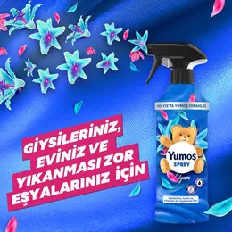 Yumoş Sprey Yıkaması Zor Eşyalar İçin Lilyum 450 ml 7