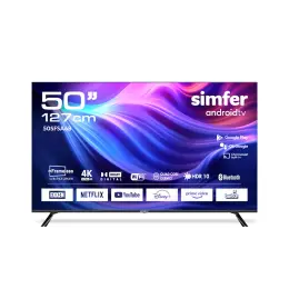 Simfer 50SFSA6B 127 Ekran 50 " Android LED 4K UHD Televizyon 1