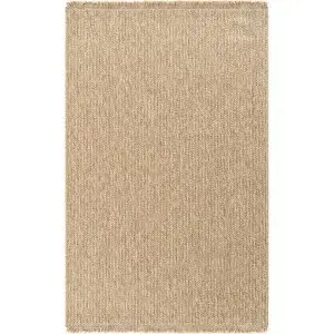 Cool Halı Mocha 670 Bej Halı Kilim Mutfak Koridor Kesme Yolluk Jüt Hasır Görünüm Dokuma Makine Halı 80x150 cm