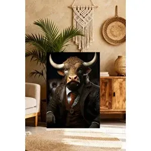 Mgi Design Lüks Maksimal Tasarım Eseri Vintage Etkili Kanvas Tablo Yatak Odası Tablosu | Modern Duvar Dekoru | Salon, Yatak Odası Ve Ofis İçin | Sanatsal Ev Dekorasyonu 80x120 cm
