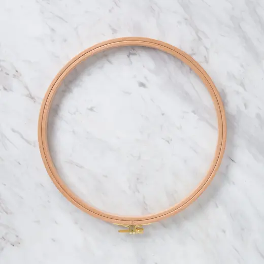 Nurge 16 mm Vidalı Ağaç Nakış Kasnak - No.6