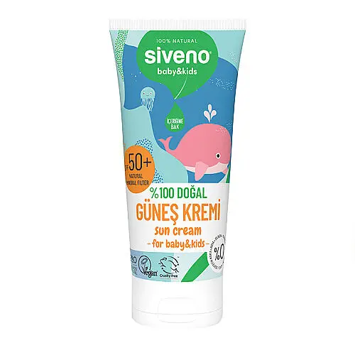 Siveno Bebekler için Doğal Güneş Kremi Spf50+ 50 ml