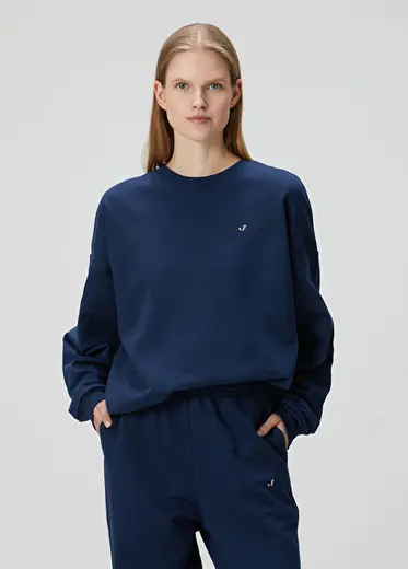 Aura Lacivert Sweatshirt