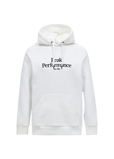 M Original Beyaz Kapüşonlu Erkek Sweatshirt