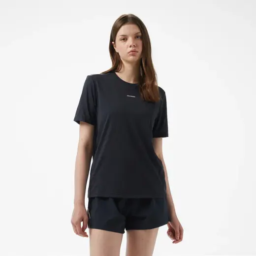 Salomon Shkout Core Kadın Siyah Koşu T-Shirt