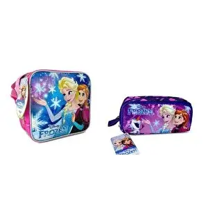 Frozen Lisanslı Beslenme Çantası Ve Kalem Kutusu