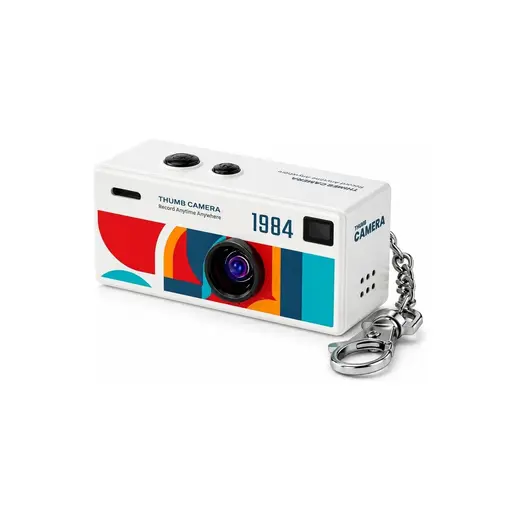 Azurtech G6 Thumb Camera Mini Anahtarlık Kamera Kayıtlı Retro Tasarım Taşınabilir Mini Dijital Kamera