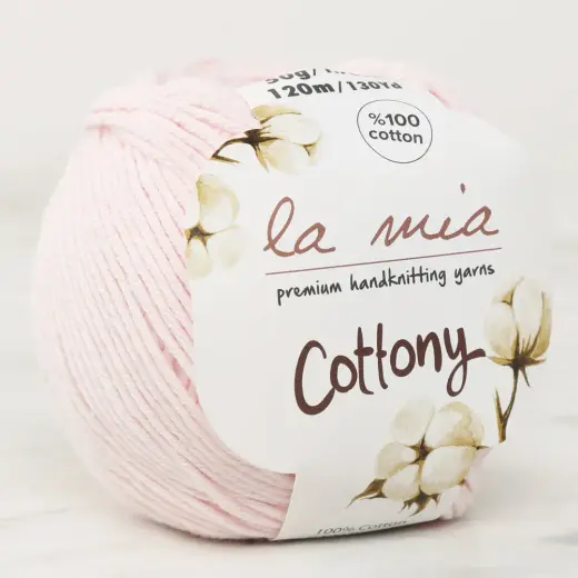 La Mia Cottony Pembe Bebek El Örgü İpi - L007