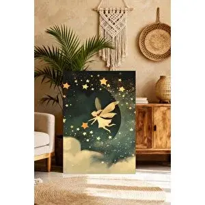 Mgi Design Estetik Çocuk Odası Tablosu Klasik Kanvas Tablo Çalışma Odası Sanatı | Modern Duvar Dekoru | Salon, Yatak Odası Ve Ofis İçin | Sanatsal Ev Dekorasyonu 70x100 cm