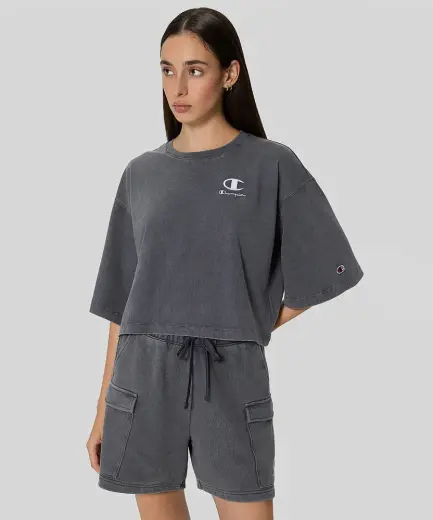 Champion Icons Plush Wash Crewneck T-Shirt