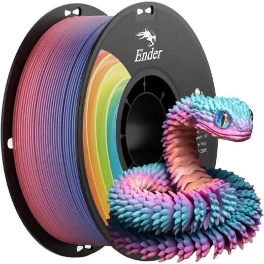 Creality Ender Pla Gökkuşağı Filament 1.75 MM 1000 Gr.