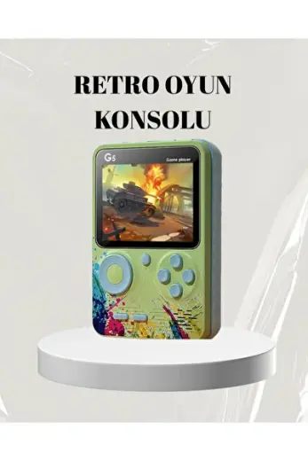 Mey İthalat® 3 İnç Renkli Ekranlı Taşınabilir El Konsolu – G5 Modeli
