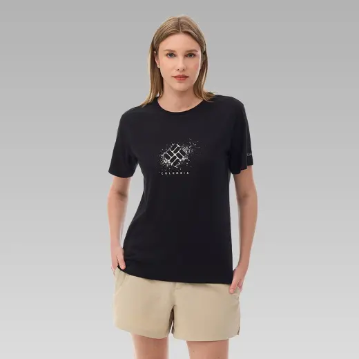 CSC Splattered Kadın Kısa Kollu T-Shirt