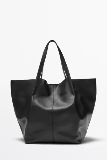 Napa deri tote çanta