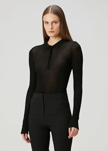 Siyah Polo Triko