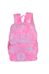 Gap Kids Çift Bölme Sırt Çantası 13379 Pembe Batik Desen