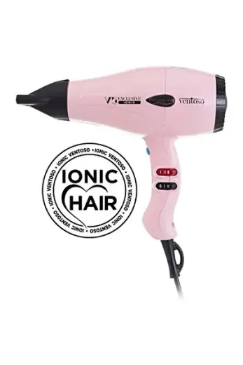 V5 Exclusive Iyonik Profesyonel Saç Kurutma Ve Fön Makinesi Pinky