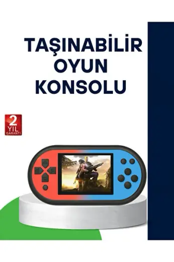 520 Oyunlu Taşınabilir Oyun Konsolu HD Ekranlı Retro Eğlence - Lisinya