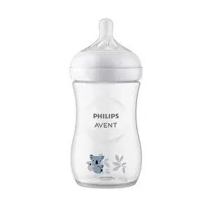 Doğal Tepkili Koala Desenli PP Biberon 260ml, 3-6 Ay, SCY903/67