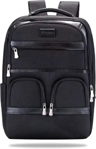Classone BP-BS200 Business VIP B2 -Serisi 15.6 inch Uyumlu WTX Pro Su Geçirmez Kumaş Laptop Sırt Çantası -Siyah