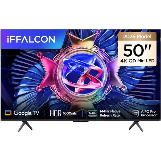 1001 50U95A 50 Inç Smart Tv 4K Qd-Mini LED Yüksek Parlaklık Hdr 10+ Gaming Google Tv, 144Hz Doğal Ye