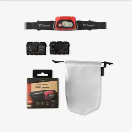 Şarj Edilebilen Kafa Lambası/Feneri - 600 lümen - Kırmızı - HL900 USB V3 3