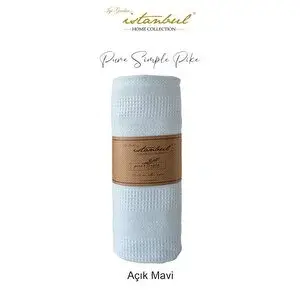 Rech Home İyi Geceler İstanbul Pure Simple Pike Tek Kişilik Açık Mavi