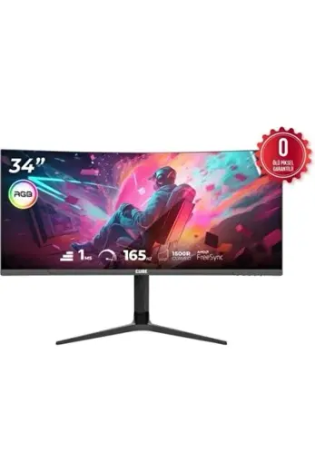 PA-34V165C 34'' 1MS 165HZ 2K 3440X1440 PIVOT GAMING MONITOR