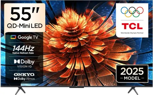 TCL 55Q6C 55" 139 Ekran Uydu Alıcılı 4K Ultra HD MiniLED Google TV