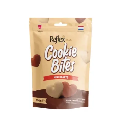 Reflex Plus Cookie Bites Mini Hearts Küçük Irk Köpek Ödül Maması 150gr