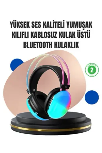 Konforlu Tasarımlı Kablosuz Gaming Kulaklık – Uzun Pil Ömrüyle - Lisinya