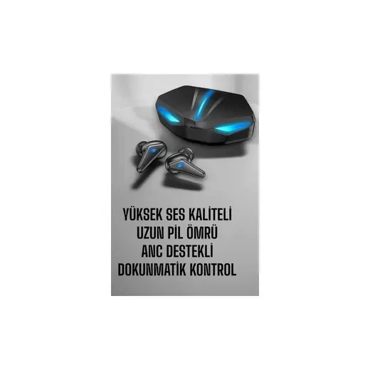 sbodurhome Bluetooth Oyuncu Kulaklığı LED Işıklı Kablosuz Anc Özelliği