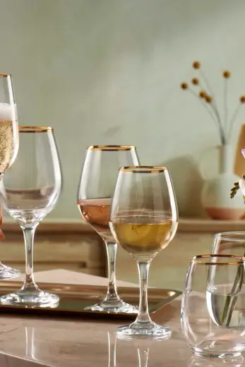 Amber Golden Touch Şarap Kadehi 460 cc
