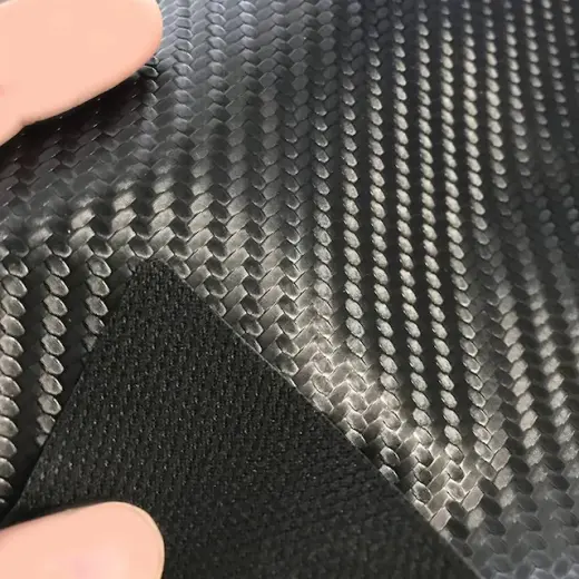 Karbon Suni Deri Siyah Direksiyon Oto Döşeme 140 Cm X 100 Cm