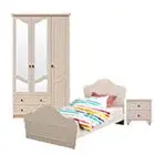 Serstil Orta Boy Kapaklı Kutu Hurç – Kıyafet Battaniye Saklama Kutusu Organizer 50x40x30 Cm - Bej 5