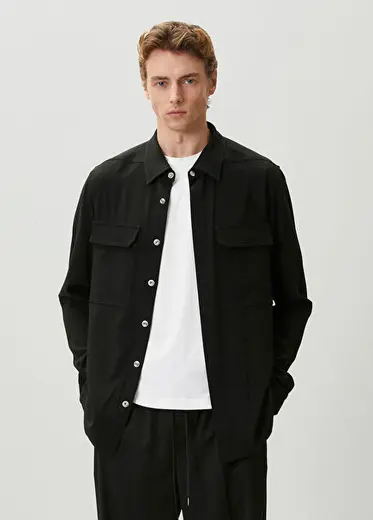 Camicia Siyah Dış Gömlek