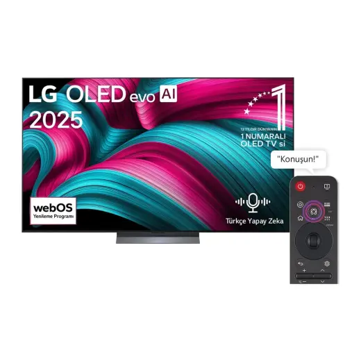 LG OLED77C54LA 77'' 195 Ekran Uydu Alıcılı 4K Ultra HD Smart webOS OLED Evo TV