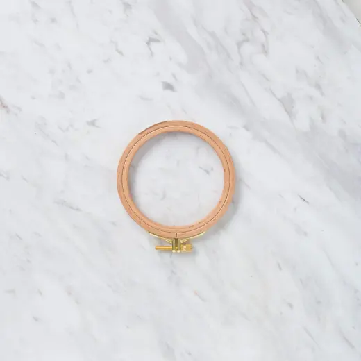 Nurge 8 mm Vidalı Ağaç Nakış Kasnak - No-1