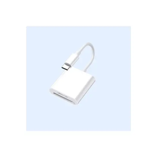 Mettzchrom iPhone 15 / 16 Uyumlu Type-C Hafıza Kart Okuyucu SD Micro SD Kartlar İçin Yüksek Performans