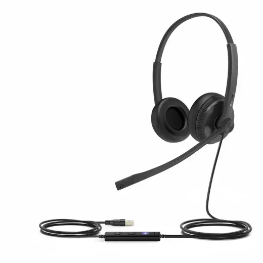 UH34 TEAMS UYUMLU ÇİFT TARAFLI TAÇLI USB KULAKLIK