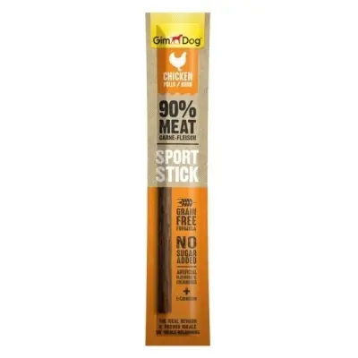 GimDog Sport Stick Tavuk Etli Tahılsız Köpek Ödül Çubuğu 12gr